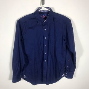 ROBERT GRAHAM LONG SLEEVE COTTON SHIRT SZ M